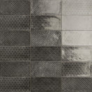 Carrelage Effet Zellige Camden Decor Nero 10x20 cm de Mainzu10x20 cm Boite 1 m²