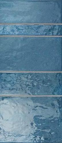 Carrelage Effet Zellige Kian Blue 31,6x60 cm de Ecoceramic