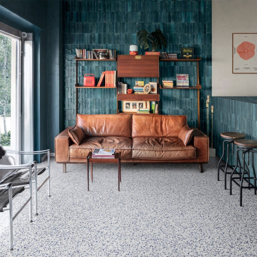 Carrelage Effet Zellige Lume Blue 6x24 cm de Marazzi