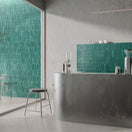 Carrelage Effet Zellige Lume Emerald Lux 6x24 cm de Marazzi6x24 cm Boite 0.52 m²