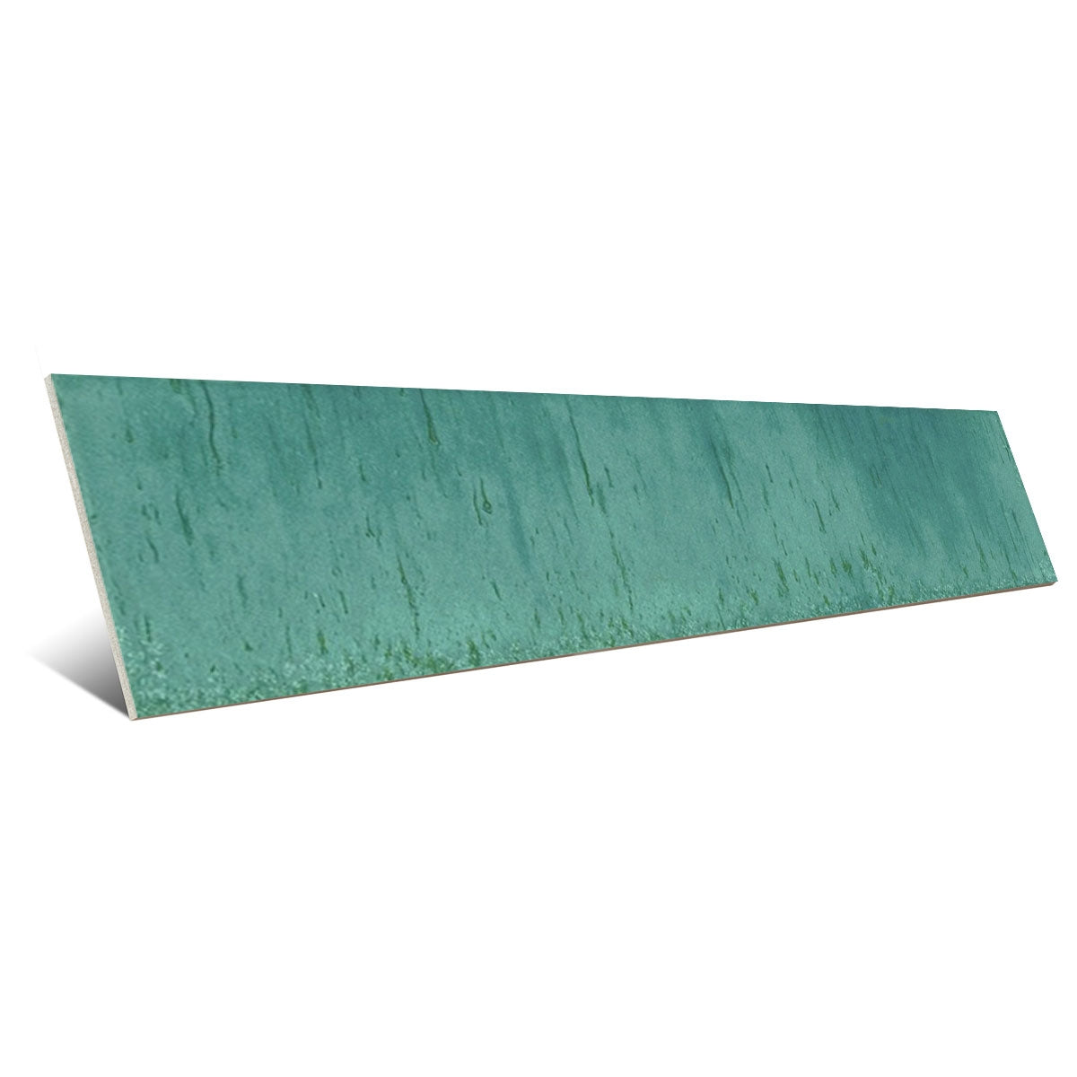 Carrelage Effet Zellige Lume Turquoise Lux 6x24 cm de Marazzi