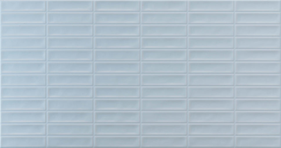 Carrelage Effet Zellige Monet Blue 31,6x60 cm de EcoceramicBoite 1.52m² / Monet Blue Mat