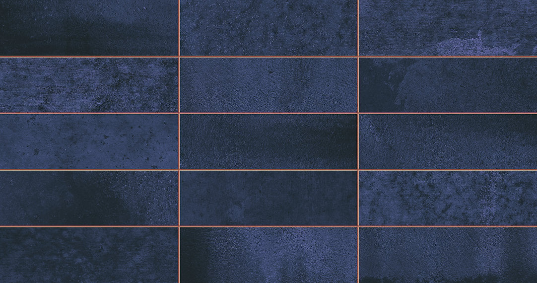 Carrelage Effet Zellige Nexti Ocean Brillant 31,6x60 cm de Ecoceramic