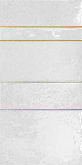 Carrelage Effet Zellige Kian White 31,6x60 cm de Ecoceramic
