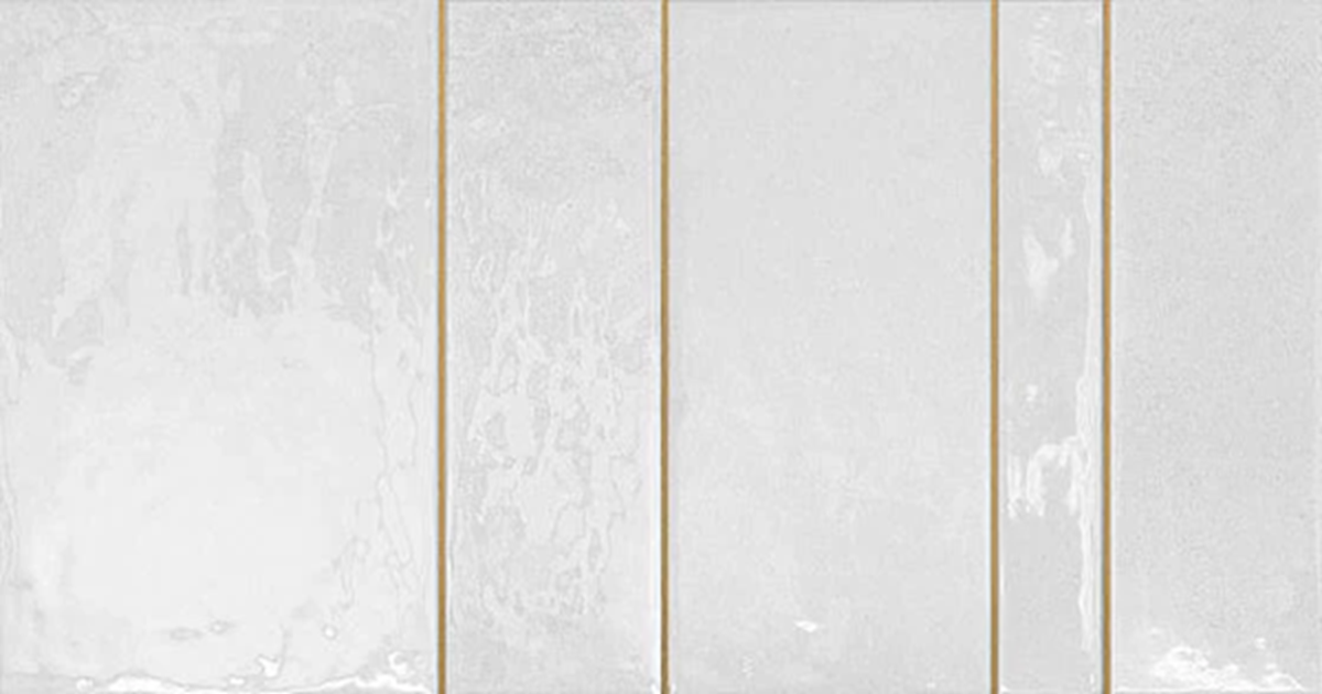Carrelage effet zellige Blanc pour salle de bain 
