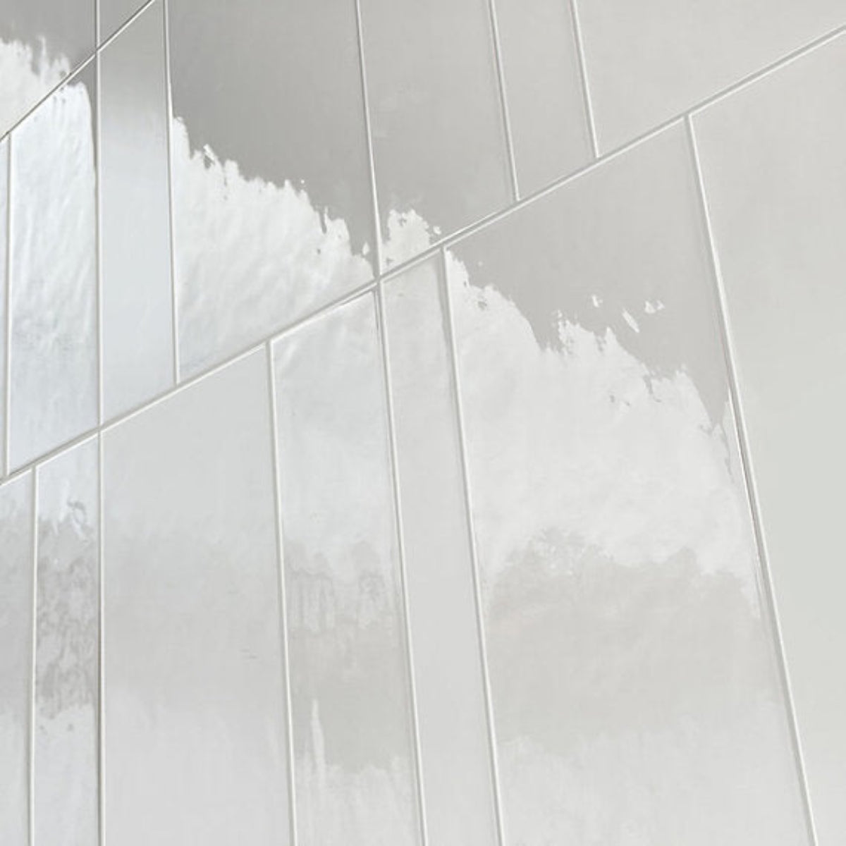 Carrelage Effet Zellige Kian White 31,6x60 cm de Ecoceramic