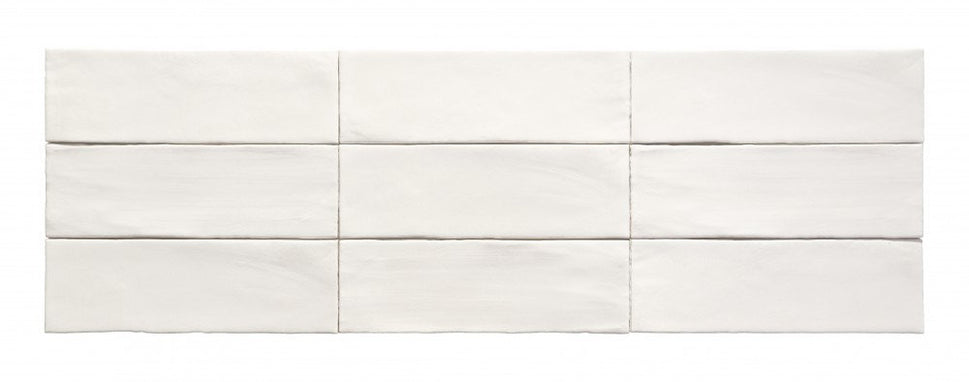 Echantillon Carrelage Effet Zellige Tabarca ( 9 coloris)Tabarca Blanco Mate