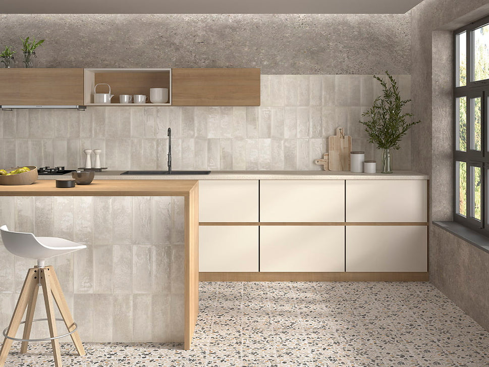 Effet Zellige Village Tradewind 10x30 cm de Mainzu