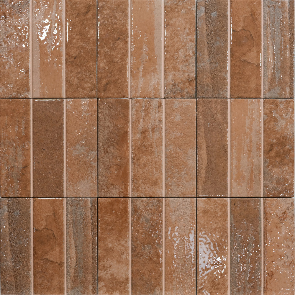 Carrelage Effet Zellige Terraluz Teja 14,7x14,7 cm de Dune
