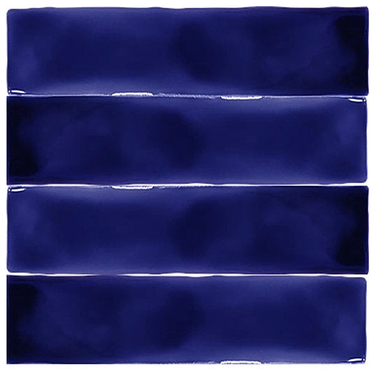 Carrelage Effet Zellige Trendy Azul Cobalto 5x25 cm