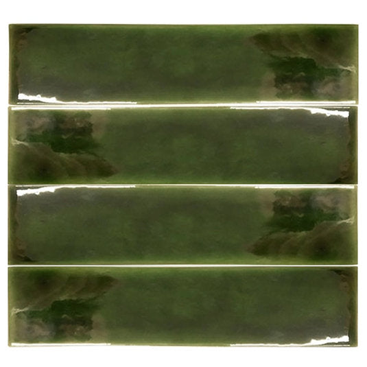 Carrelage Effet Zellige Trendy Urano Verde 5x25 cm