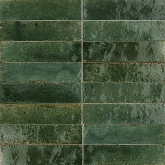 Carrelage Effet Zellige Lume Green 6x24 cm de Marazzi