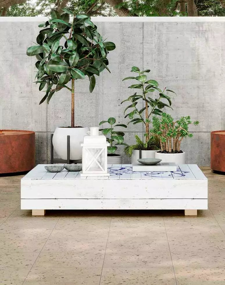 Carrelage Effet Terrazzo Carnival Beige 32,9 x 32,9 cm de Realonda