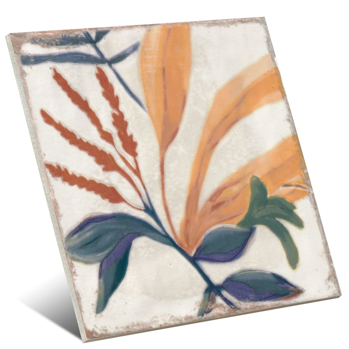 Carrelage Fresque Murale Decor Fleuri Sonata 120x120 cm de Mainzu