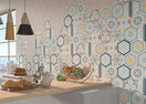 Hexagonal sol et mur Boom Décors (8 coloris)Boom Décor Mix Boîte 0,402 m²