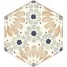 Echantillon Hexagonal effet Carreaux de Ciment Bohemia 21x25 cmHanna