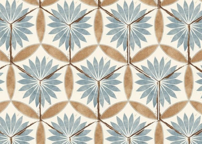 Carrelage Hexagonal Effet Carreau Ciment Bohemia Miranda 21x25 cm de Nanda Tiles