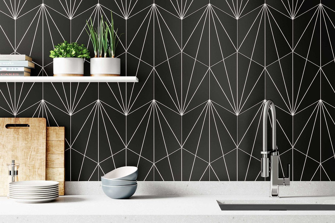 Carrelage Effet Carreau de Ciment Hexagonal Venus 28,5x33 cm de Realonda