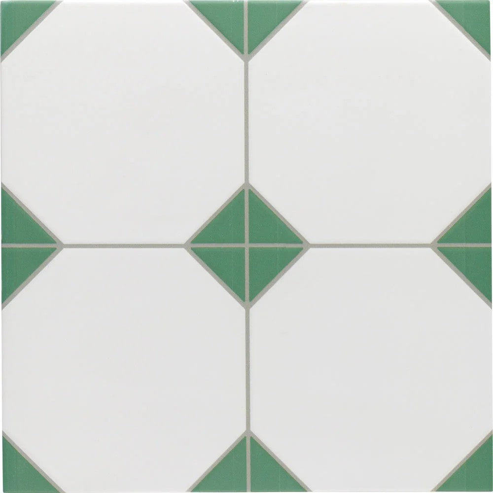 Carrelage Imitation Cabochon Canterbury Green 33x33 cm de Realonda