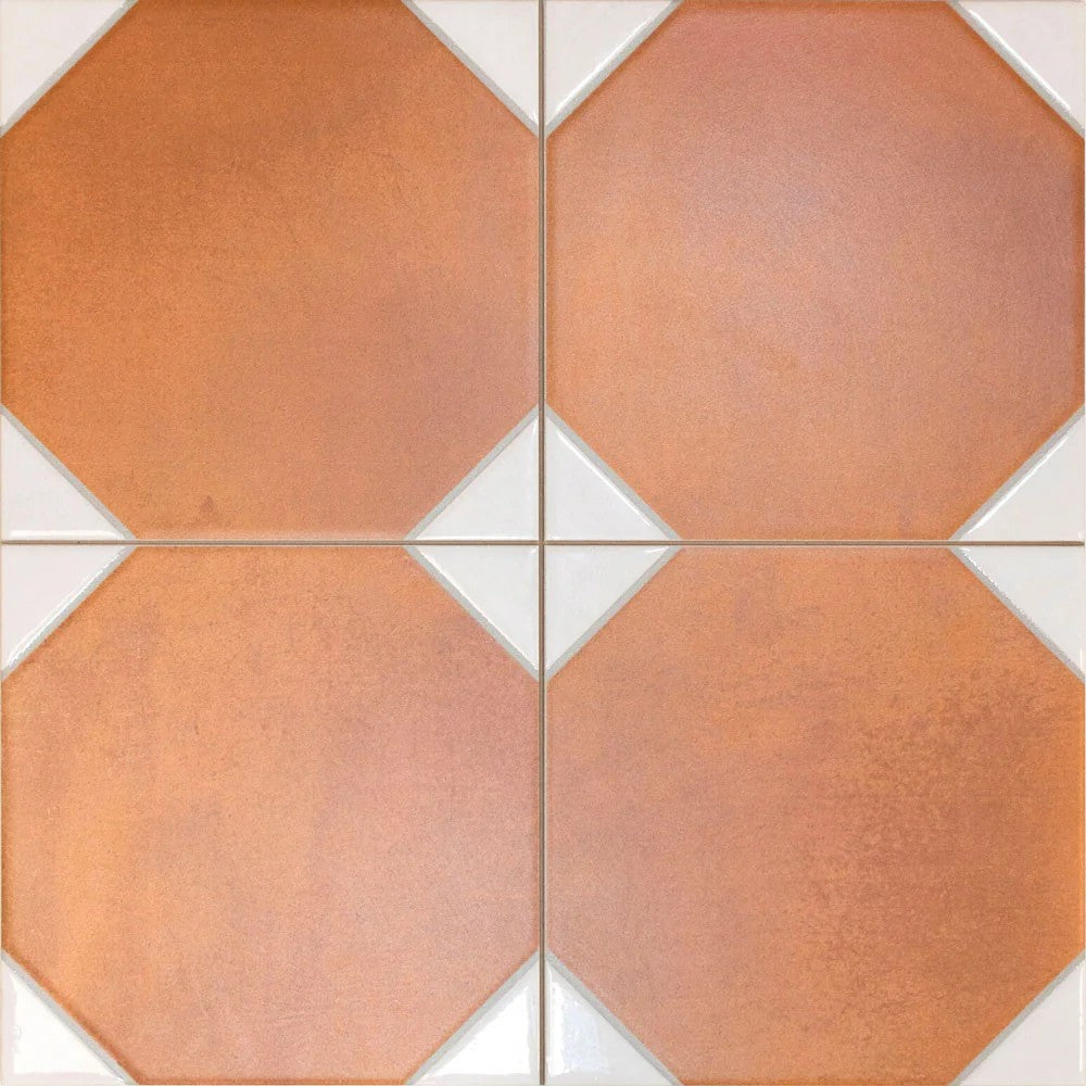 Carrelage Imitation Cabochon Dover Cotto White 33x33 cm de Realonda