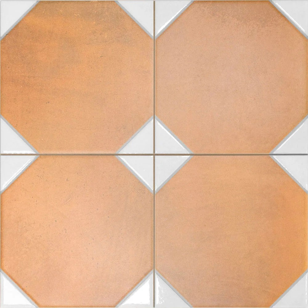 Carrelage Imitation Cabochon Dover Terra White 33x33 cm de Realonda