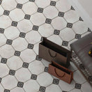 Carrelage Imitation Cabochon Leeds Black 33x33 cm de Realonda33x33 cm  Boite 1 m²