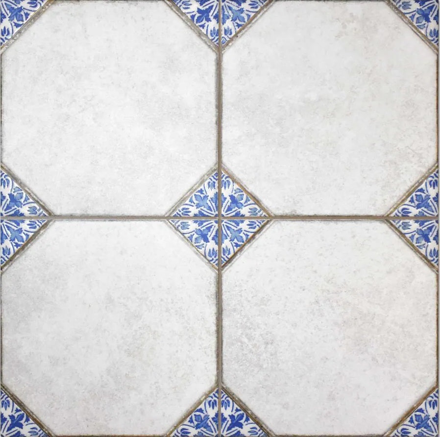 Carrelage Imitation Cabochon Leeds Blue 33x33 cm de Realonda