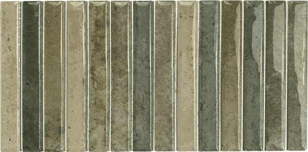 Carrelage Mural Kit Kat Mosaic Musgo Glossy 11,5x23,1 cm de Dune
