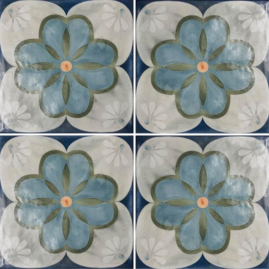 Effet Carreaux de Ciment Veranda Liena 15x15 cm de Nanda Tiles