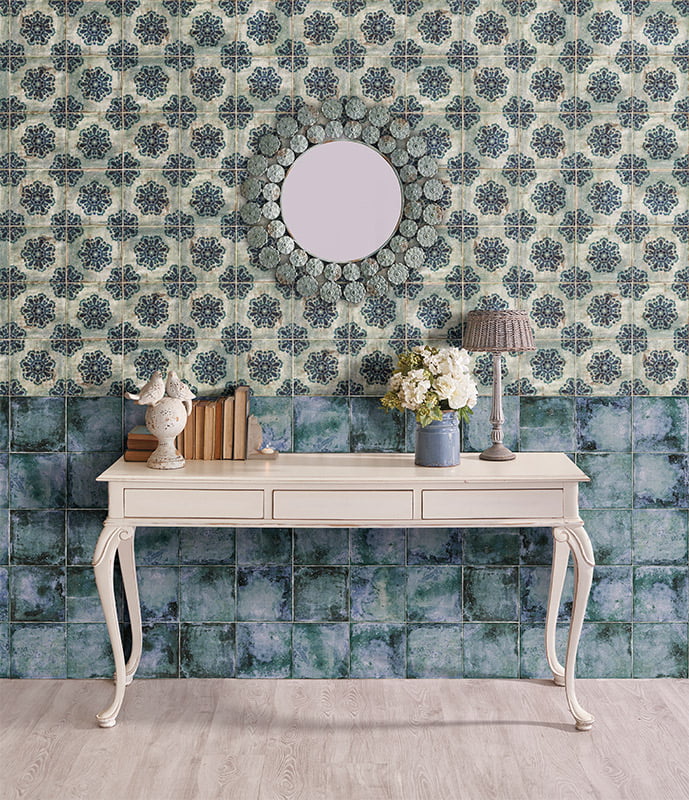 Carrelage Mural Livorno Blu 20x20 cm de Mainzu