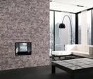 Carrelage Parement effet Brique Pierre Mural Manhattan Charcoal 31x56 cm de Realonda31x56 cm Boite de 1.21m²