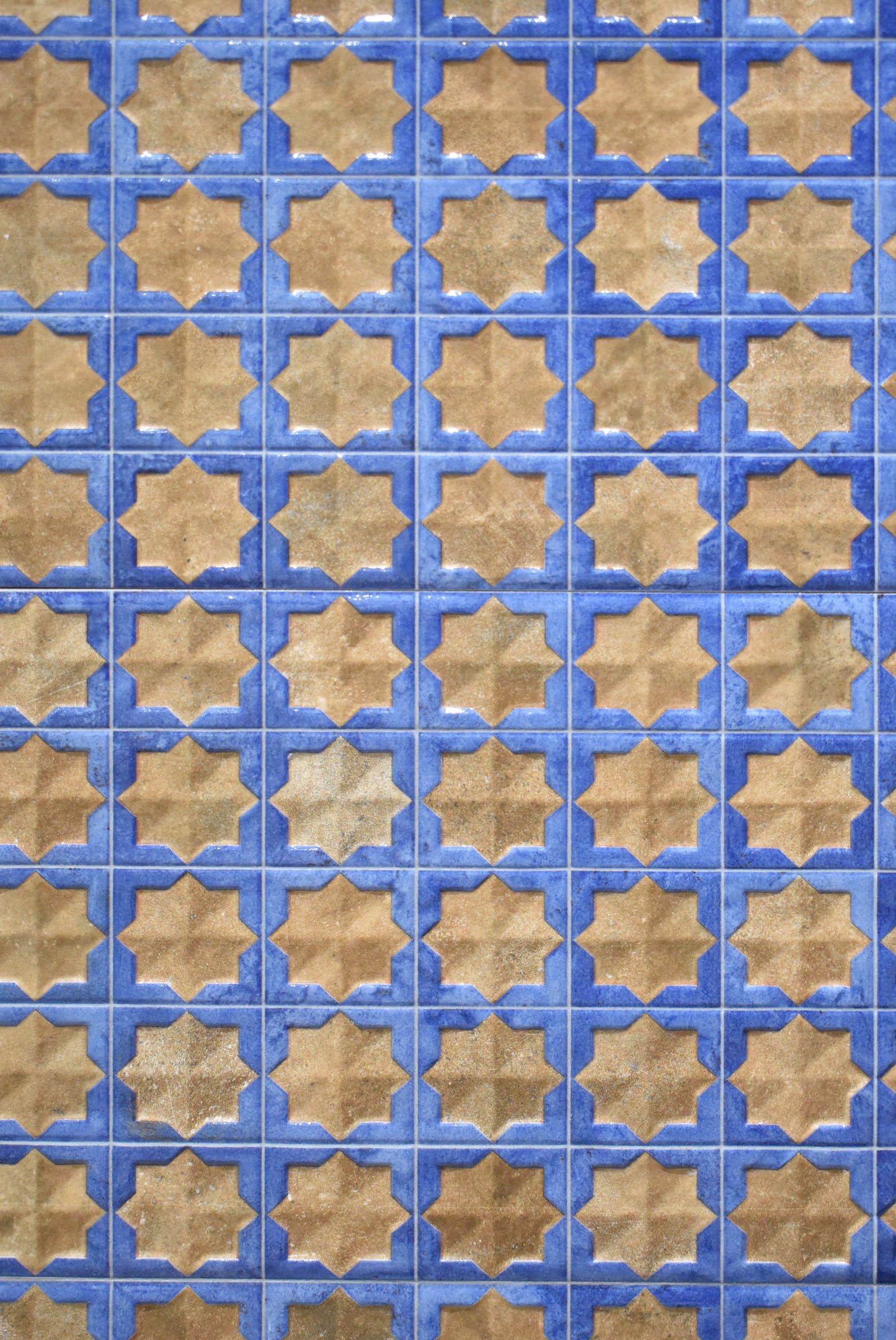 Carrelage Mural Decor Tetuan Terra Cobalt 31x56 cm de Realonda