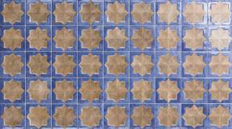 Carrelage Mural Decor Tetuan Terra Cobalt 31x56 cm de Realonda