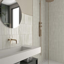 Changer Carrelage Mural Kit Kat Mosaic Ivory Glossy 11,5x23,1 cm de Dune 3 image