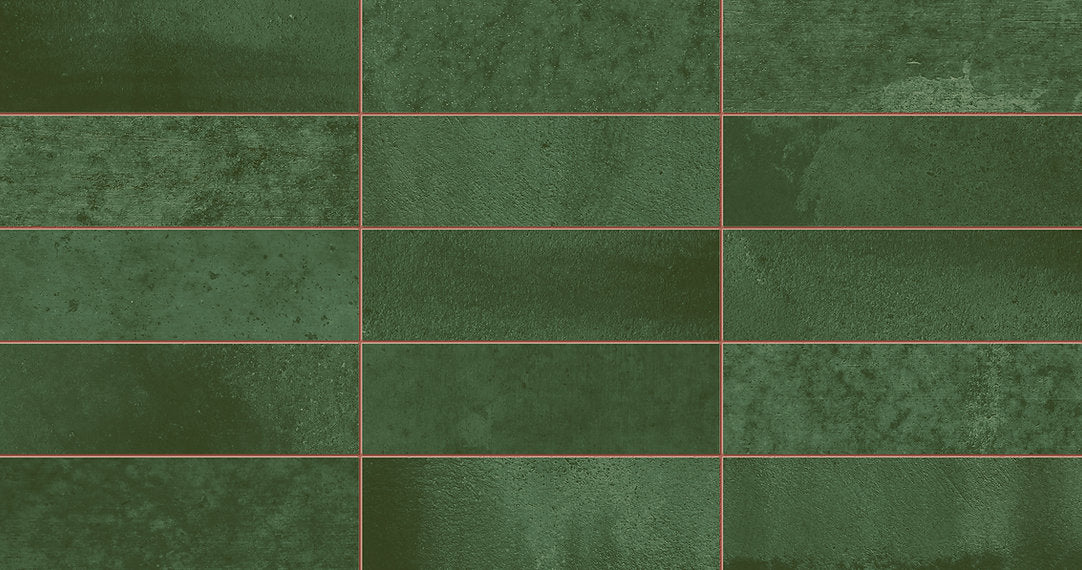 Carrelage Effet Zellige Nexti Emerald Brillant 31,6x60 cm de Ecoceramic