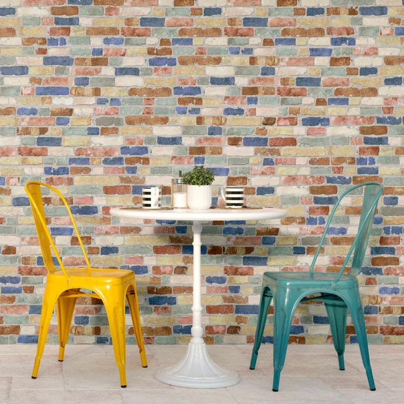 Carrelage Parement Mural Effet Pierre Brique Manhattan Color 31x56 cm de Realonda