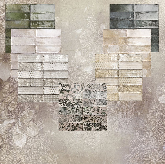 Echantillon Carrelage Effet Zellige Armoni (7 coloris)