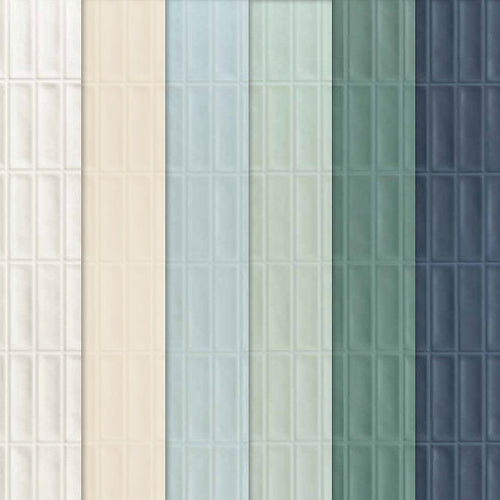 Carrelage Effet Zellige Monet White 31,6x60 cm de Ecoceramic