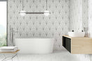 Carrelage Effet Carreau de Ciment Hexagonal Venus 28,5x33 cm de Realonda28.5x33 cm Boite de 1 m² / Venus White