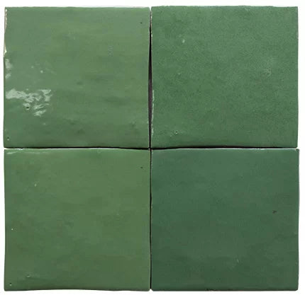 Echantillon carrelage Zelij 10x10 cm de CevicaVerde Botella