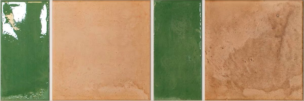 Carrelage Sol et mur Portofino Terra Emerald 15x45 cm de Realonda