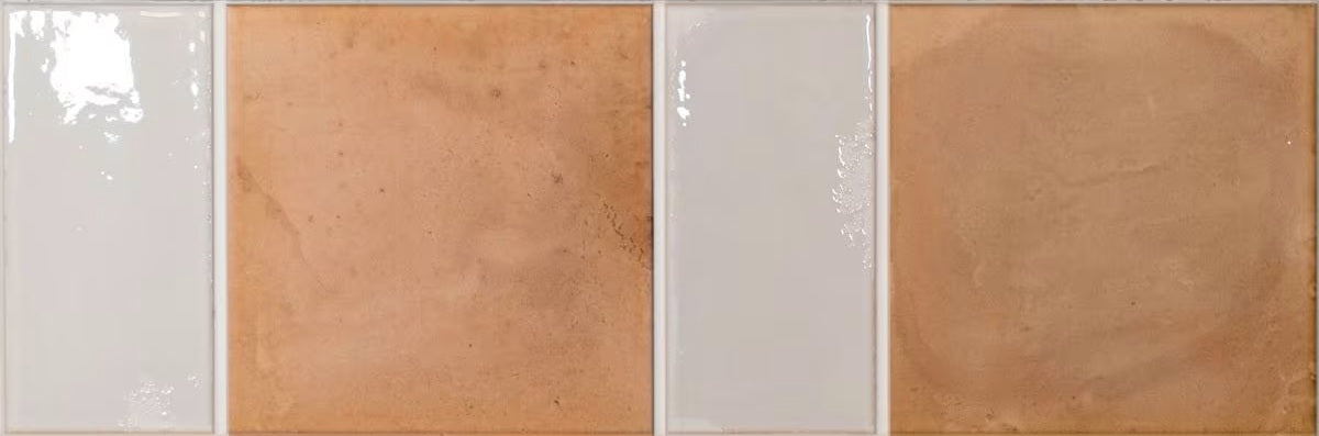 Carrelage Sol et mur Portofino Terra White 15x45 cm de Realonda