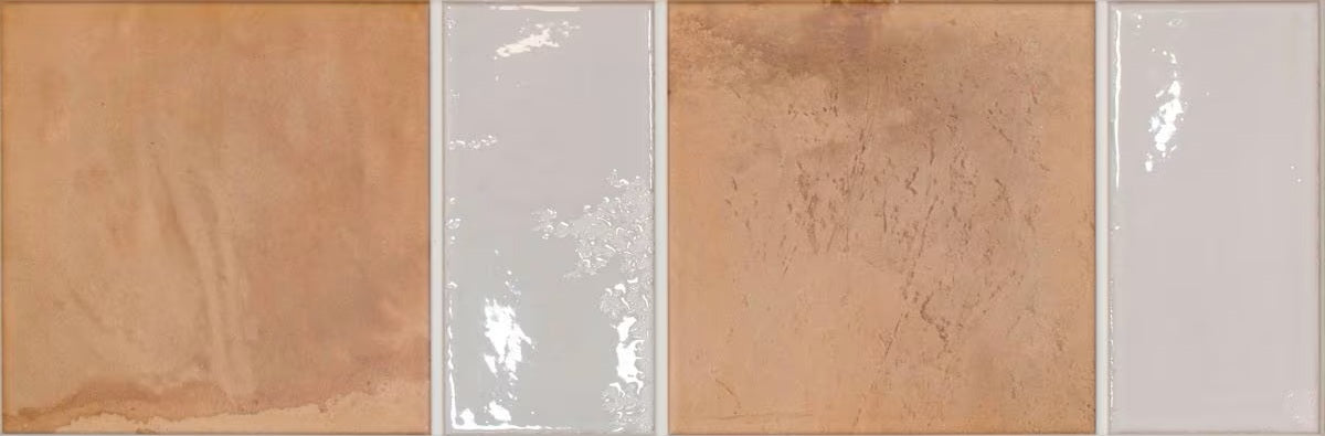 Carrelage Sol et mur Portofino Terra White 15x45 cm de Realonda
