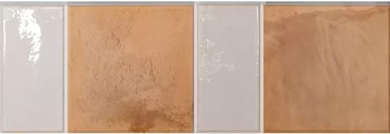Carrelage Sol et mur Portofino Terra White 15x45 cm de Realonda