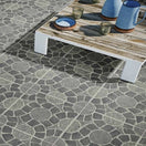 Carrelage Terrasse Effet Pierre Decor Lugo Gris 45x45 cm de Prissmacer45x45 cm Boite de 1.42 m²