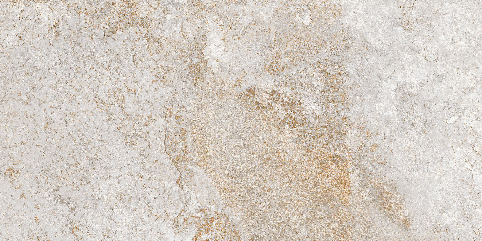 Carrelage Terrasse et Piscine Effet Pierre Kilauea Blanco 30x60 cm de Ecoceramic