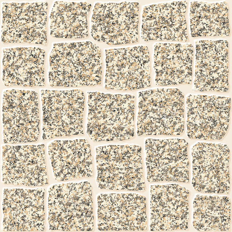Carrelage Terrasse Effet Pierre Pave Alijo Beige 33,5 x 33,5 cm