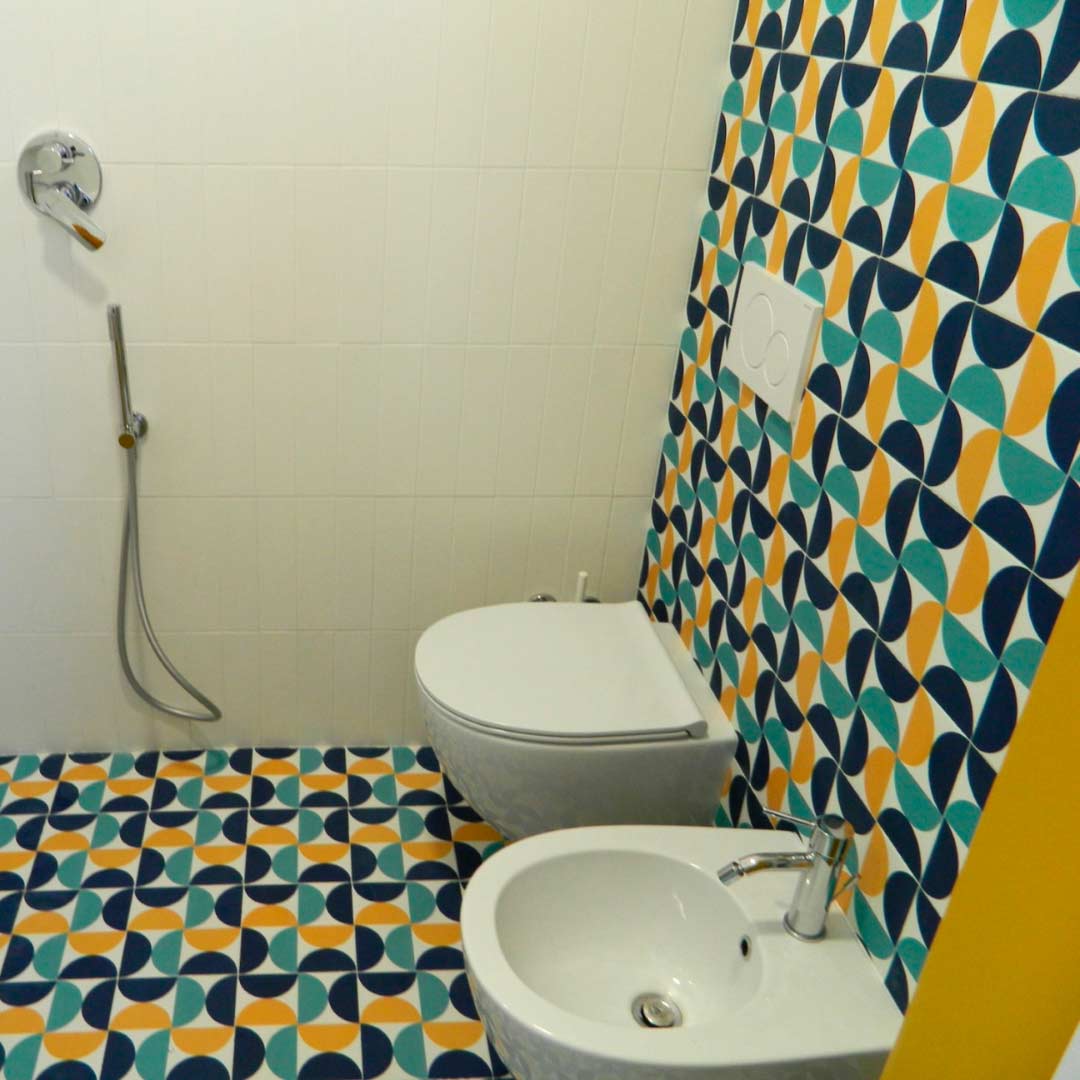 Carrelage Effet Carreau de Ciment Creta 20x20 cm de Dune