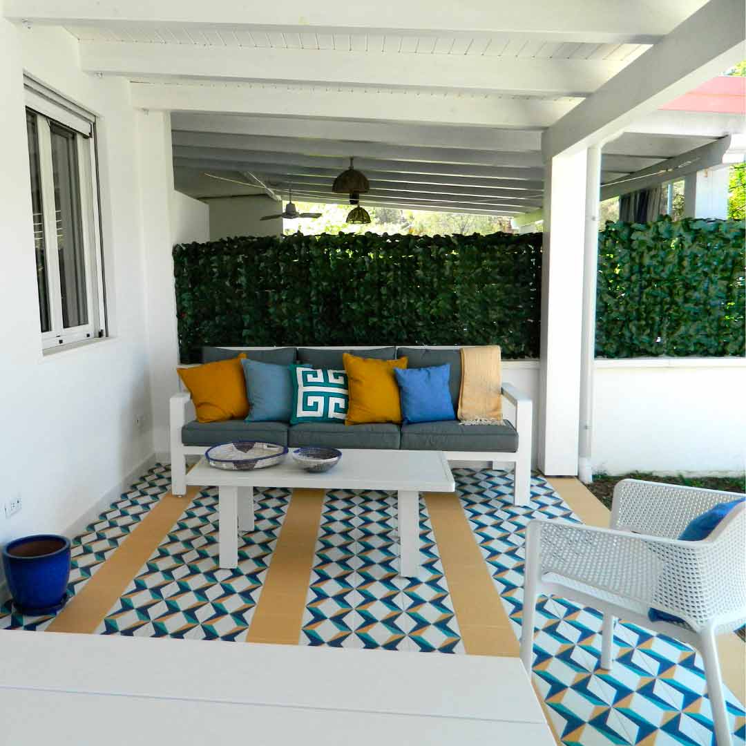 Carrelage Effet Carreau de Ciment Mykonos 20x20 cm de Dune