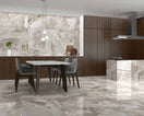 Effet Marbre Iceland Topaz Brillant Rectifié 120x120 cm de Ecoceramic120x120 cm Carton de 1.44m²